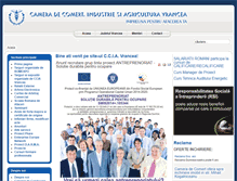 Tablet Screenshot of ccia-vrancea.ro